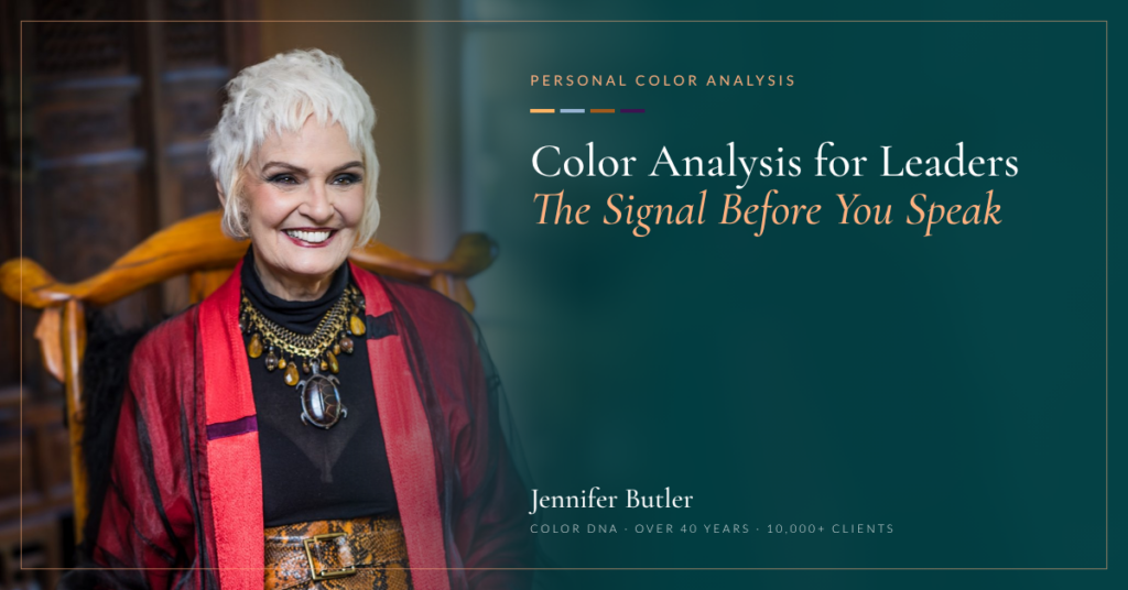 Color Analysis for Leaders: The Signal Before You Speak