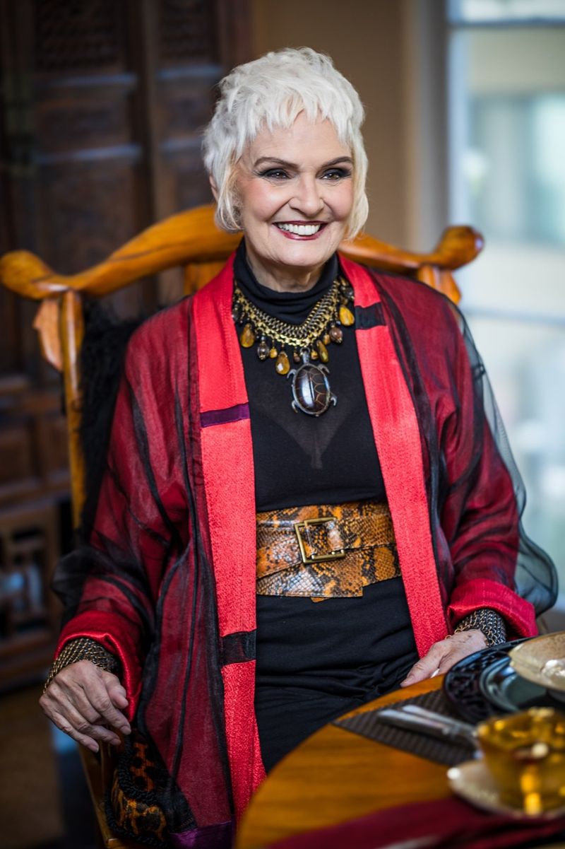 Jennifer Butler in a red jacket